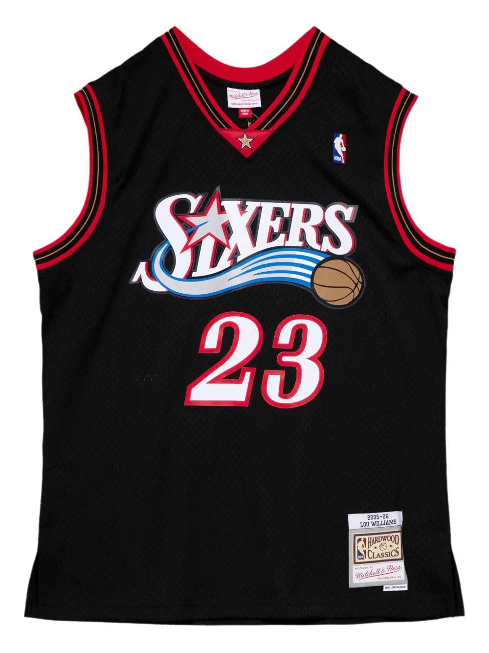 Mitchell & Ness x NBA 76ers 2005 Lou Williams Swingman tank top | Black | Image 1