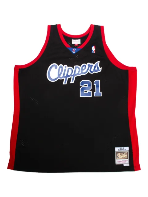 Mitchell & Ness chaleco con logo estampado en colaboración con Clippers