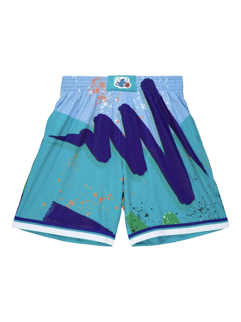Mitchell & Ness "NBA Charlotte Hornets 1992" Hyper Hoops Swingman basketbalshorts Blauw
