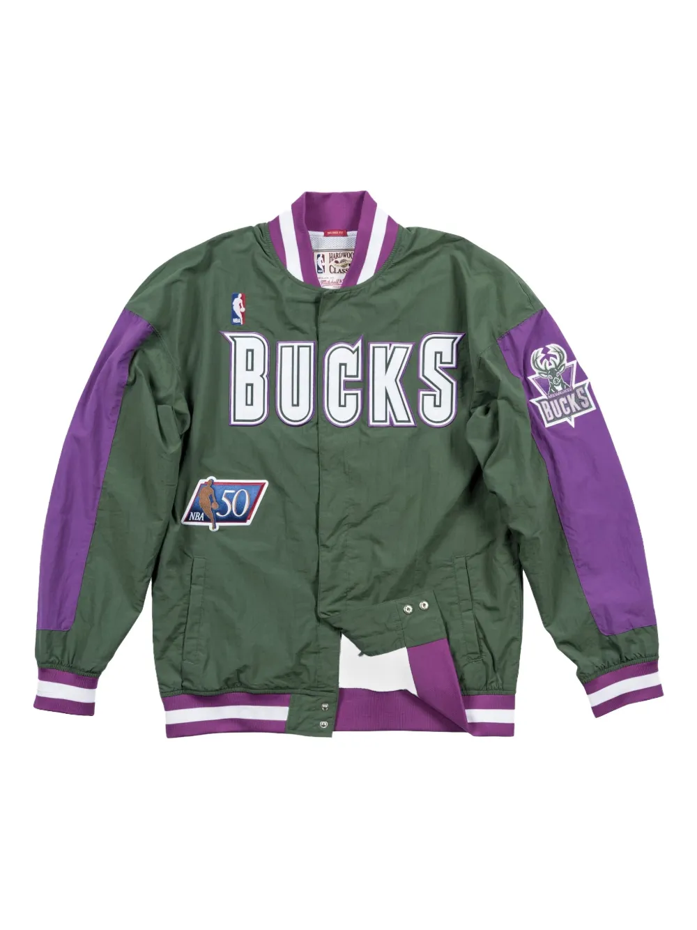 Mitchell & Ness "NBA Milwaukee Bucks 96-97"Basketbal jack Groen