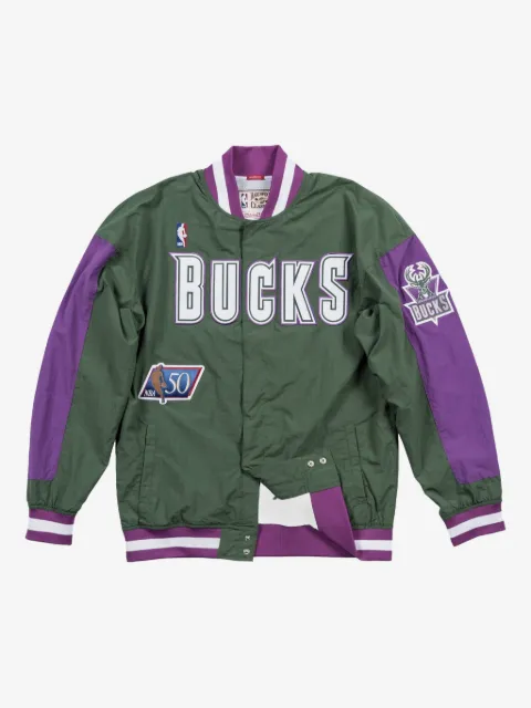 Mitchell & Ness chamarra de calentamiento "NBA Milwaukee Bucks 96-97"