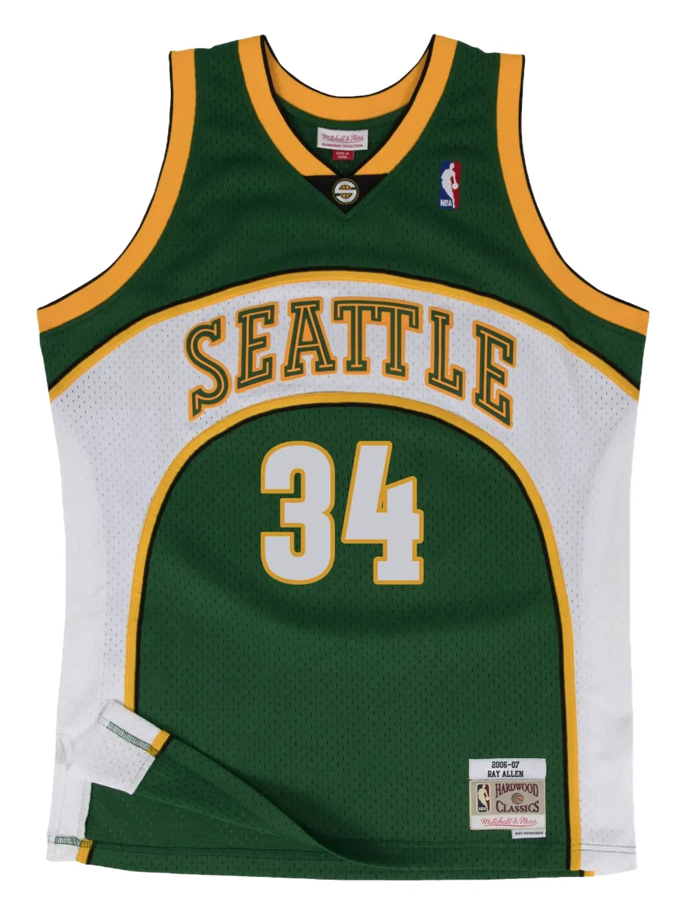 Mitchell & Ness x NBA Seattle Supersonics 2006 Ray Allen Swingman tank top | Green | Image 1