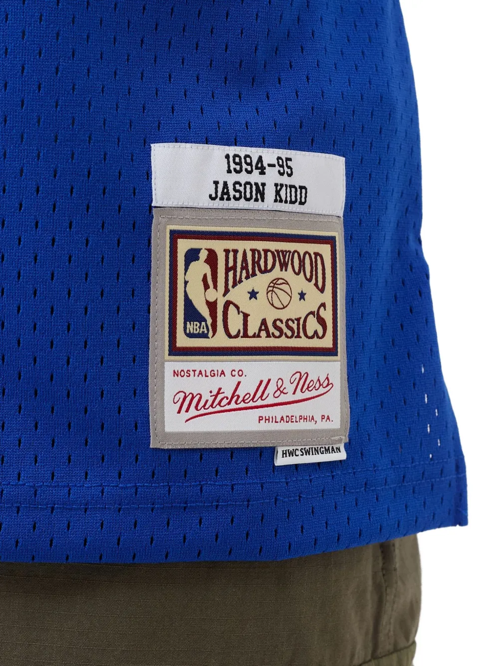 Mitchell & Ness NBA Dallas Mavericks jersey Blauw