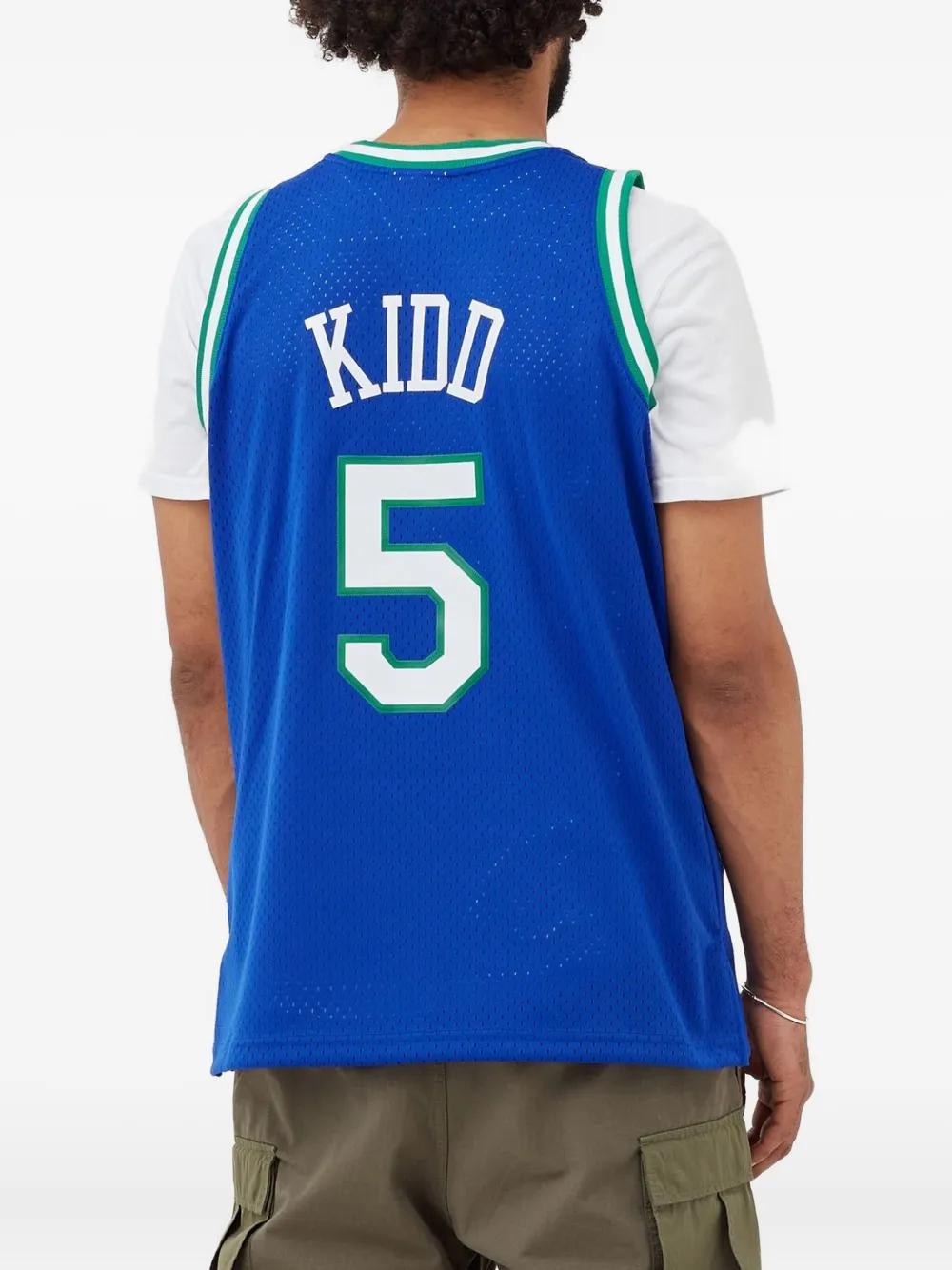 Mitchell & Ness NBA Dallas Mavericks jersey Blauw