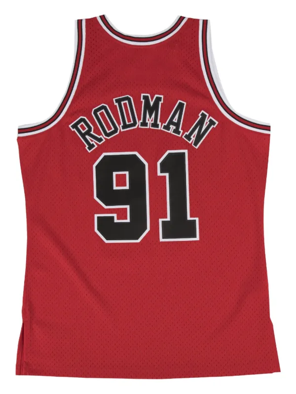 Mitchell & Ness x Bulls ロゴ トップ | レッド | FARFETCH JP