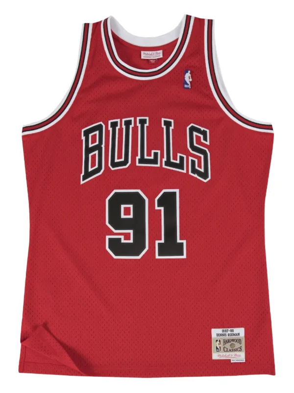 Mitchell & Ness x Bulls ロゴ トップ | レッド | FARFETCH JP