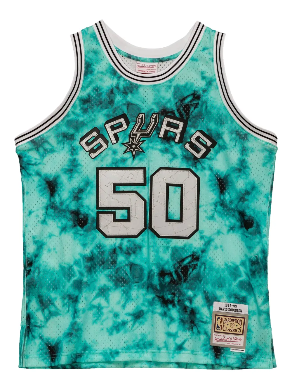 Mitchell & Ness David Robinson NBA Spurs 1998 Galaxy Swingman vest | verde | Image 1