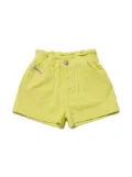 Diesel Kids elasticated-waistband stretch-cotton shorts - Yellow