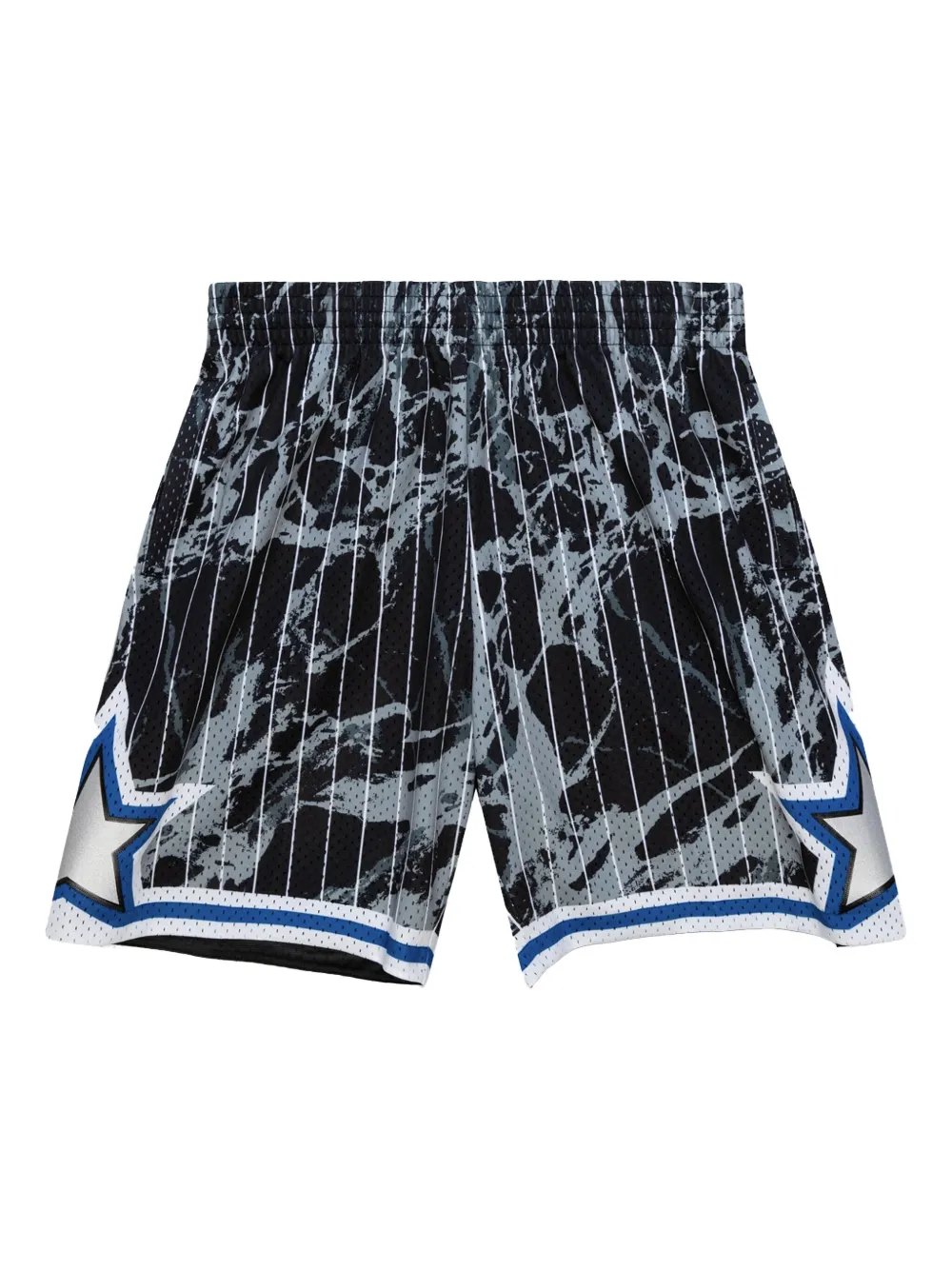 Mitchell & Ness x Orlando Magic 1994 Team Marble Swingman shorts | Black | Image 1