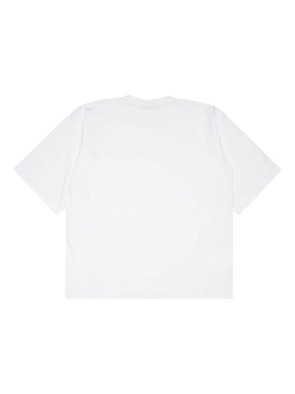 Shop Marni Short-sleeve Cotton T-shirt In White