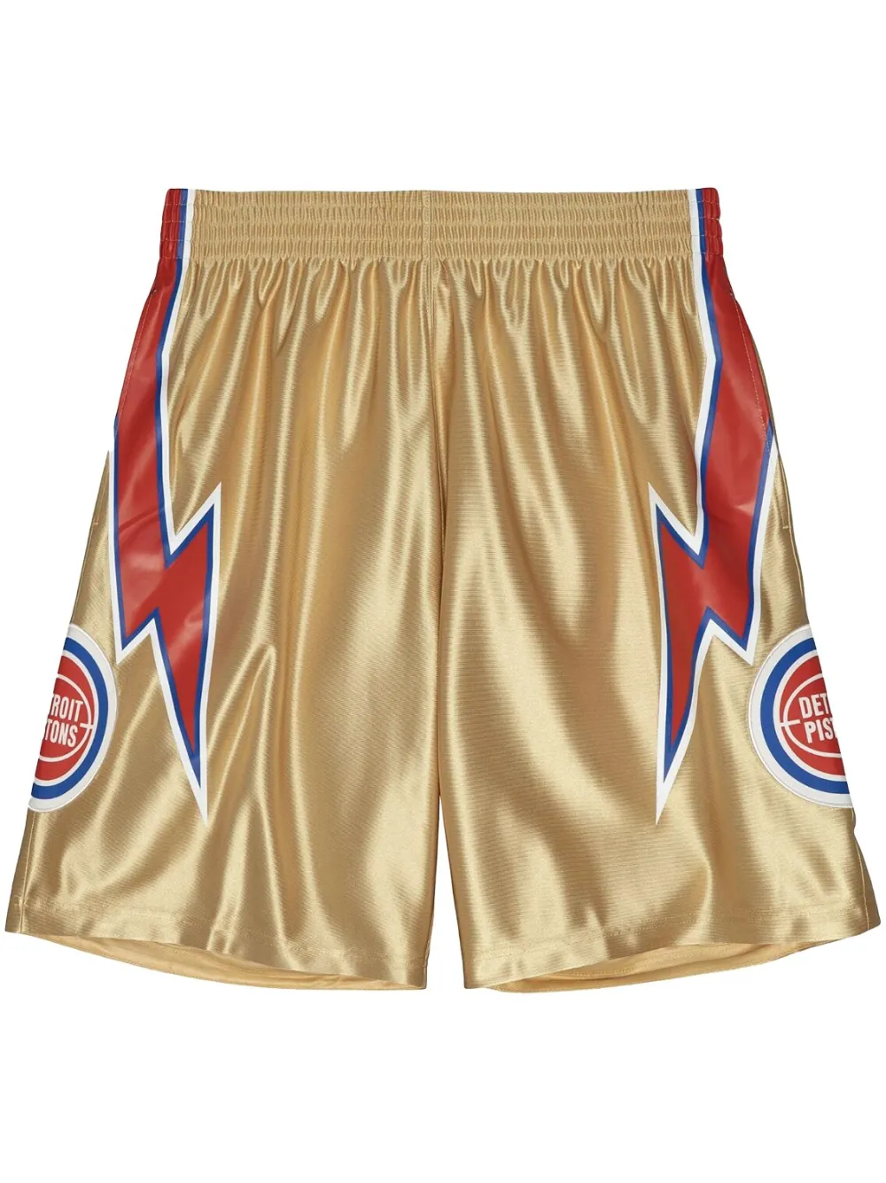 Mitchell & Ness "NBA Detroit Pistons 1978" 75th Gold ショートパンツ - ニュートラル Mitchell & Ness "NBA Detroit Pistons 1978" 75th Gold ショートパンツ - ニュートラル