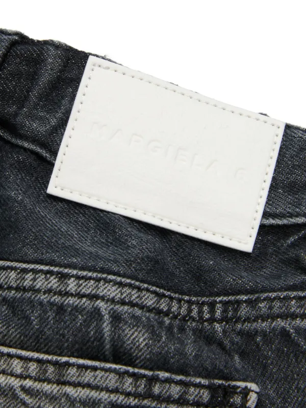 MM6 Maison Margiela Kids ドローストリング デニムショーツ