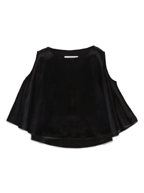MM6 Maison Margiela Kids logo-embroidered sleeveless shirt