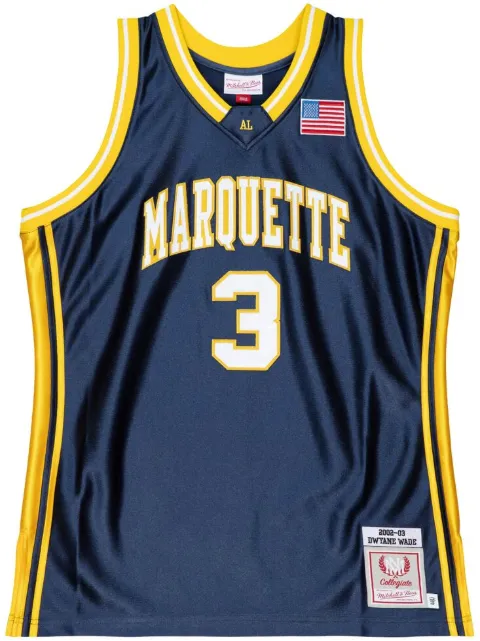 Mitchell & Ness "NCAA Marquette 2002 Dwyane Wade" basketball jersey