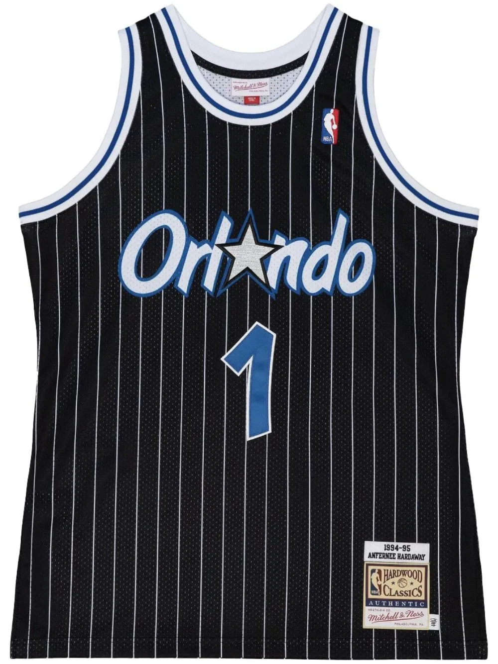 Mitchell & Ness "NBA Orlando Magic 94 Anfernee Hardaway" authentic alternate jersey | Black | Image 1