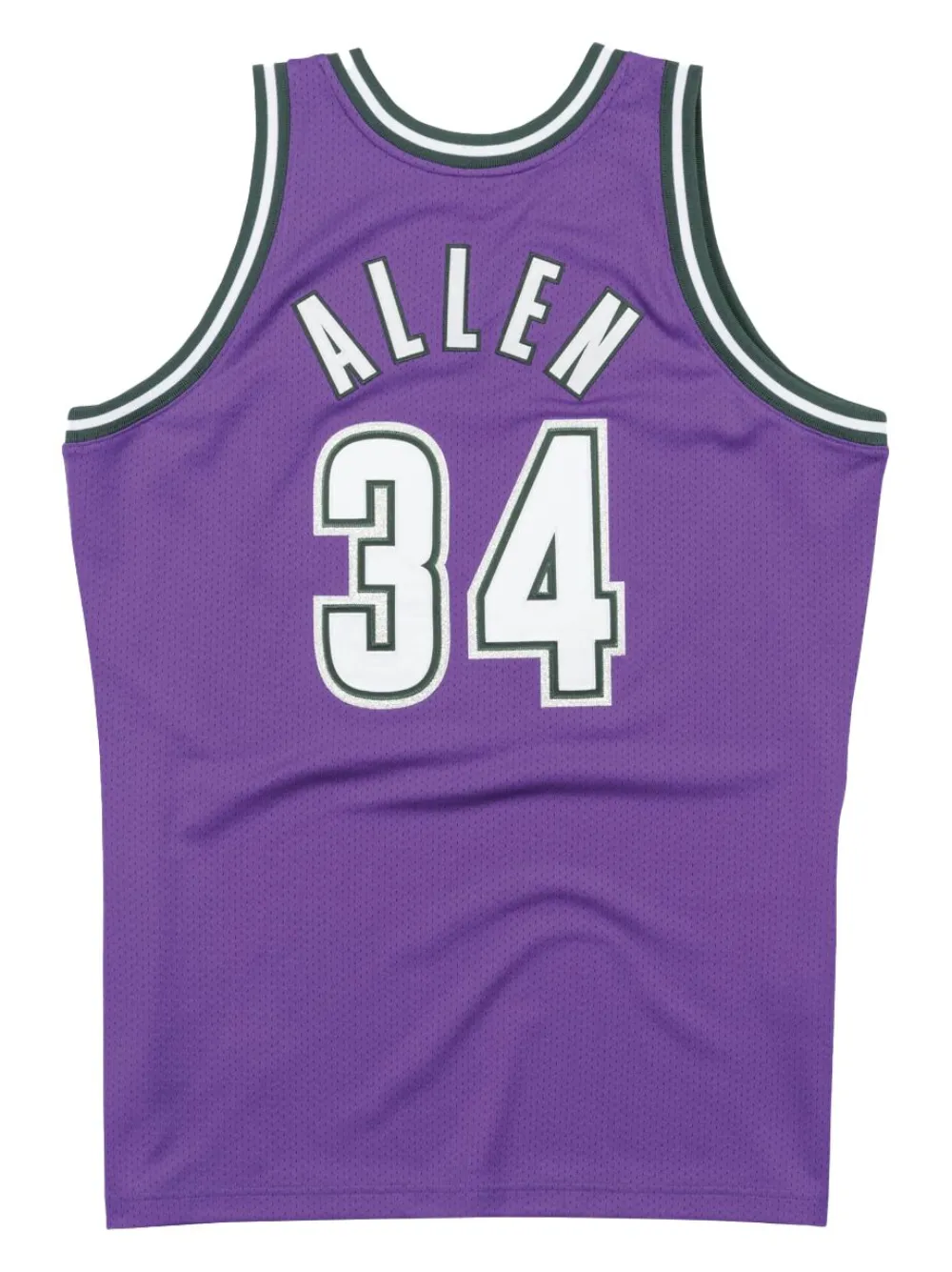 Shop Mitchell & Ness "nba Milwaukee Bucks 2000 Ray Allen" Authentic Jersey Vest Top In Purple