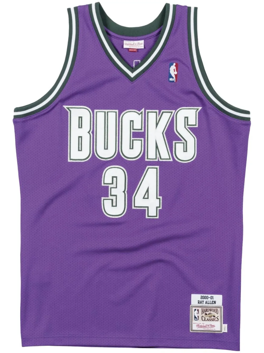 Mitchell & Ness "NBA Milwaukee Bucks 2000 Ray Allen" Authentic トップ - Mitchell & Ness "NBA Milwaukee Bucks 2000 Ray Allen" Authentic トップ -