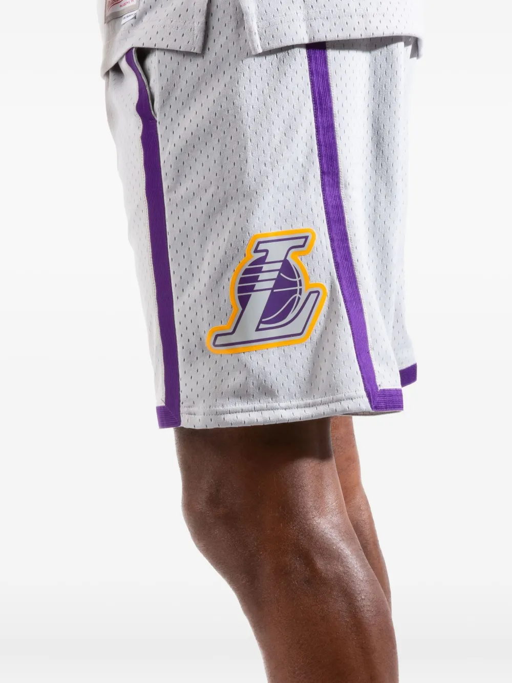 Mitchell & Ness Nba La Lakers Shorts In White
