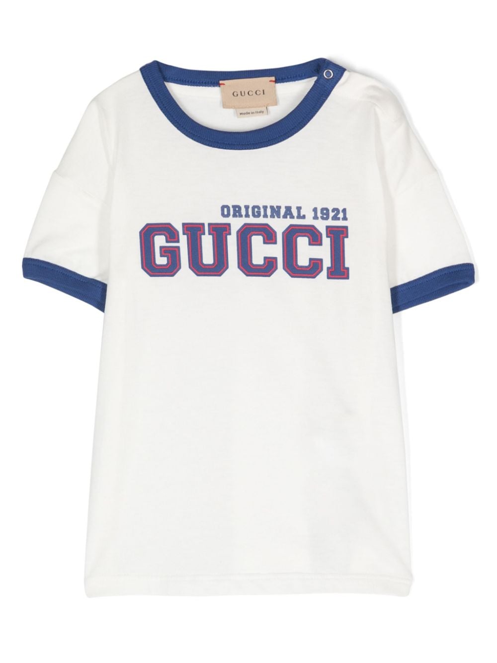 Gucci Babies' Logo-print Cotton T-shirt In 白色