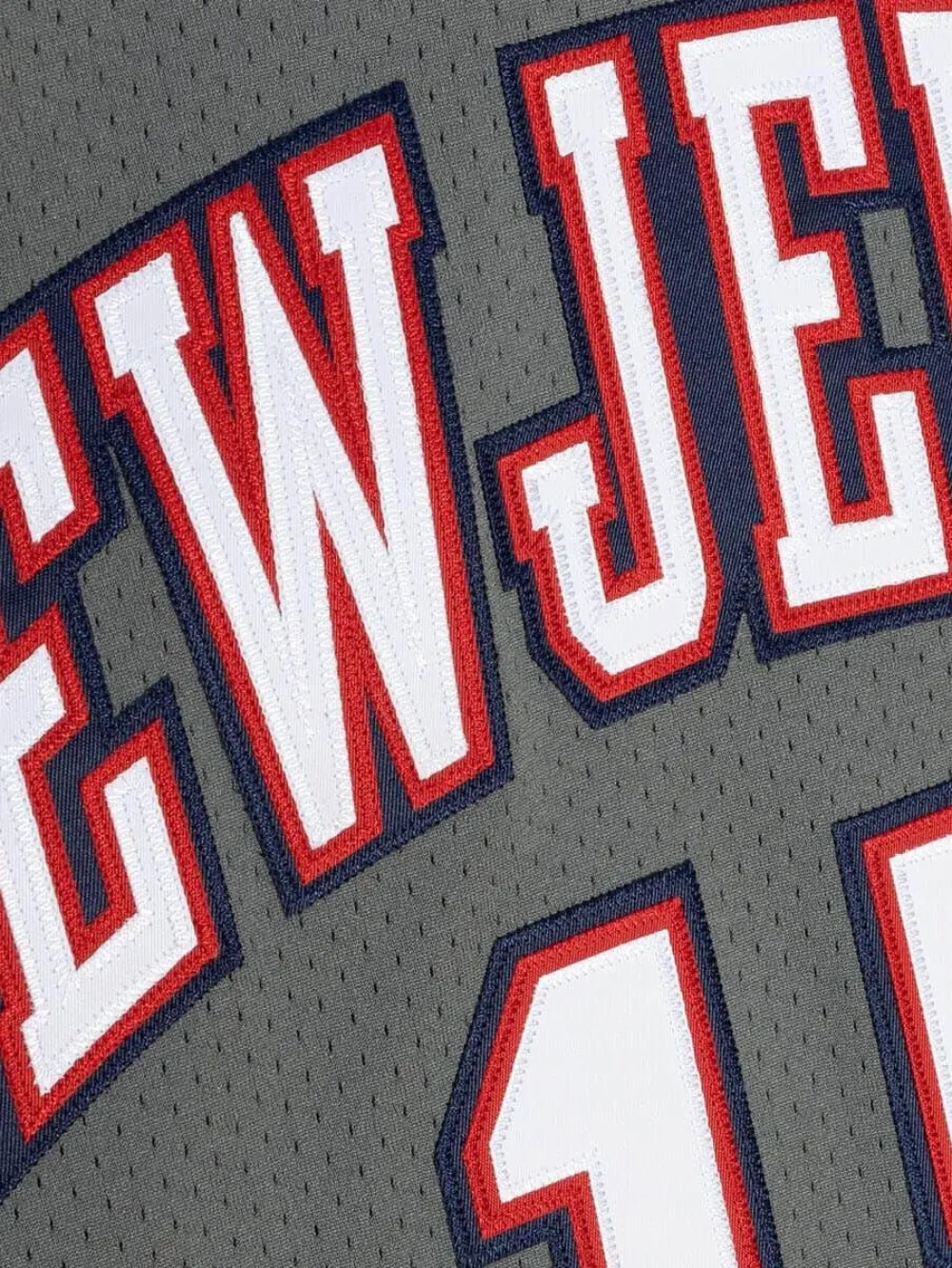 Mitchell & Ness "NBA New Jersey Nets 2004 Vince Carter" basketbalshirt Grijs
