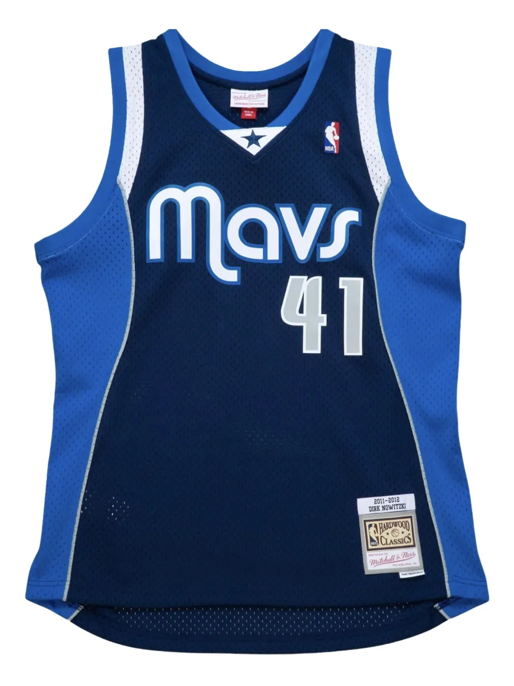 "NBA Dallas Mavericks 2011 Dirk Nowitzki" Swingman jersey top
