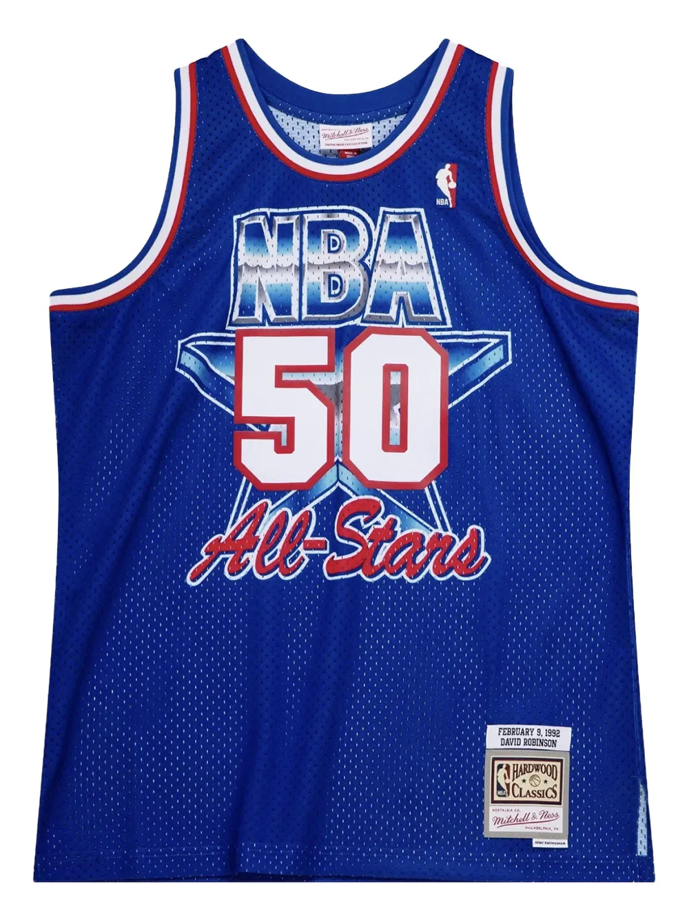"NBA David Robinson 1992-93" All Star West jersey