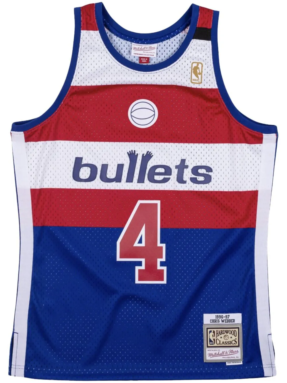 Mitchell & Ness maillot Authentic 'NBA Washington Bullets 1996 Chris Webber' | bleu | Image 1