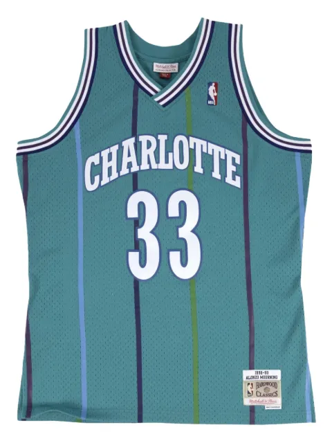 Mitchell & Ness x NBA Hornets débardeur Alonzo Mourning Swingman Road 92