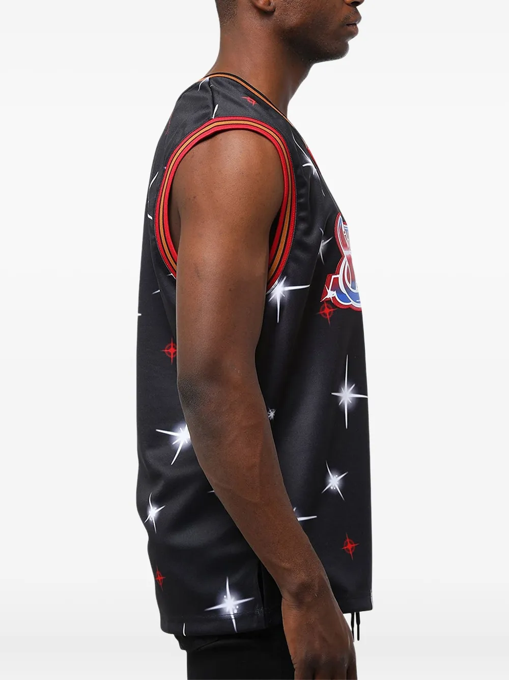 Mitchell & Ness NBA Philadelphia 76ers Airbrush tanktop - Zwart