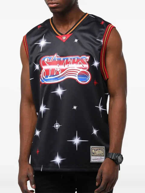 Mitchell & Ness NBA Philadelphia 76ers Airbrush tank top