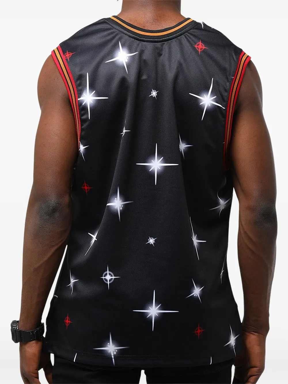 Mitchell & Ness NBA Philadelphia 76ers Airbrush tanktop Zwart