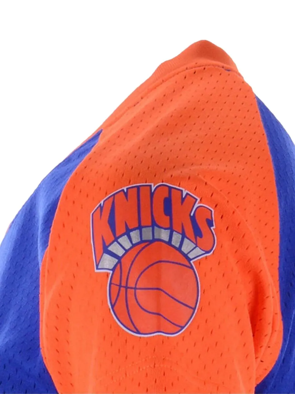 Mitchell & Ness T-shirt met V-hals Blauw