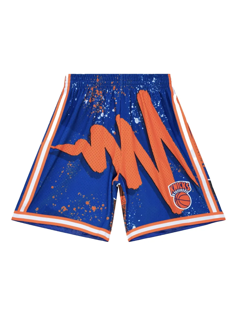 Mitchell & Ness "NBA New York Knicks 1991" Hyper Hoops swingman shorts Blauw
