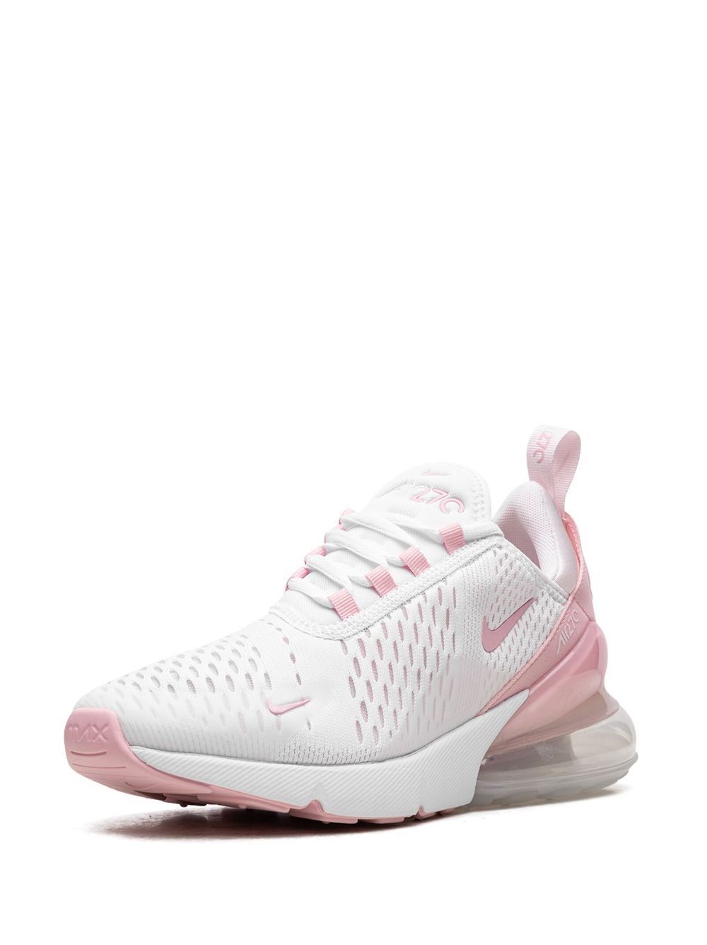 Shop Nike Air Max 270 "soft Pink" Sneakers In White