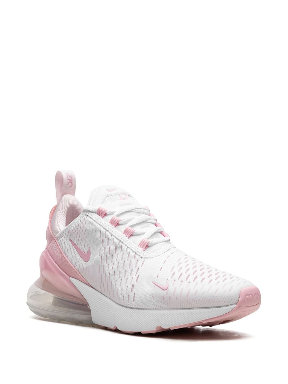 Shop Nike Air Max 270 "soft Pink" Sneakers In White