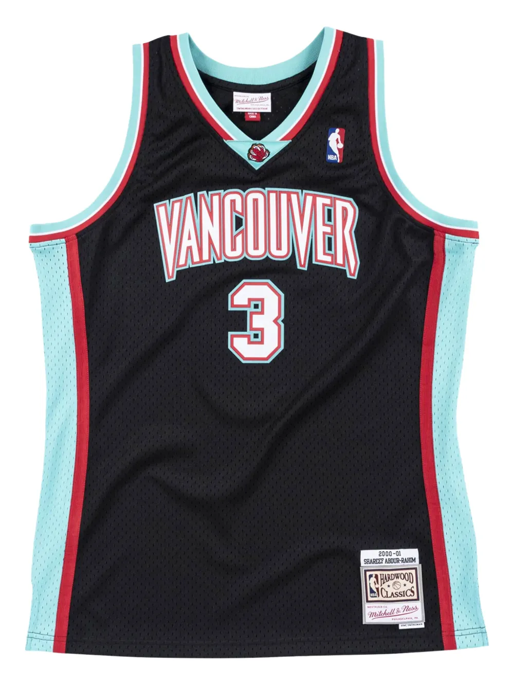 Mitchell & Ness x NBA Grizzlies 2000 Shareef Adbur-Rahim Swingman tank top | Black | Image 1