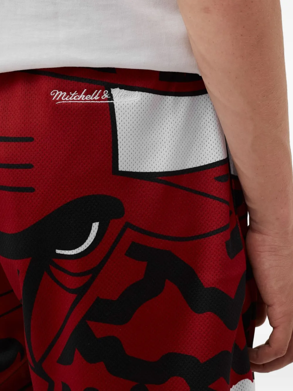 Mitchell & Ness Nba Chicago Bulls Shorts In Red