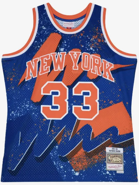 Mitchell & Ness NBA Knicks 1991 Patrick Ewing Hyper Hoops Swingman Trikot