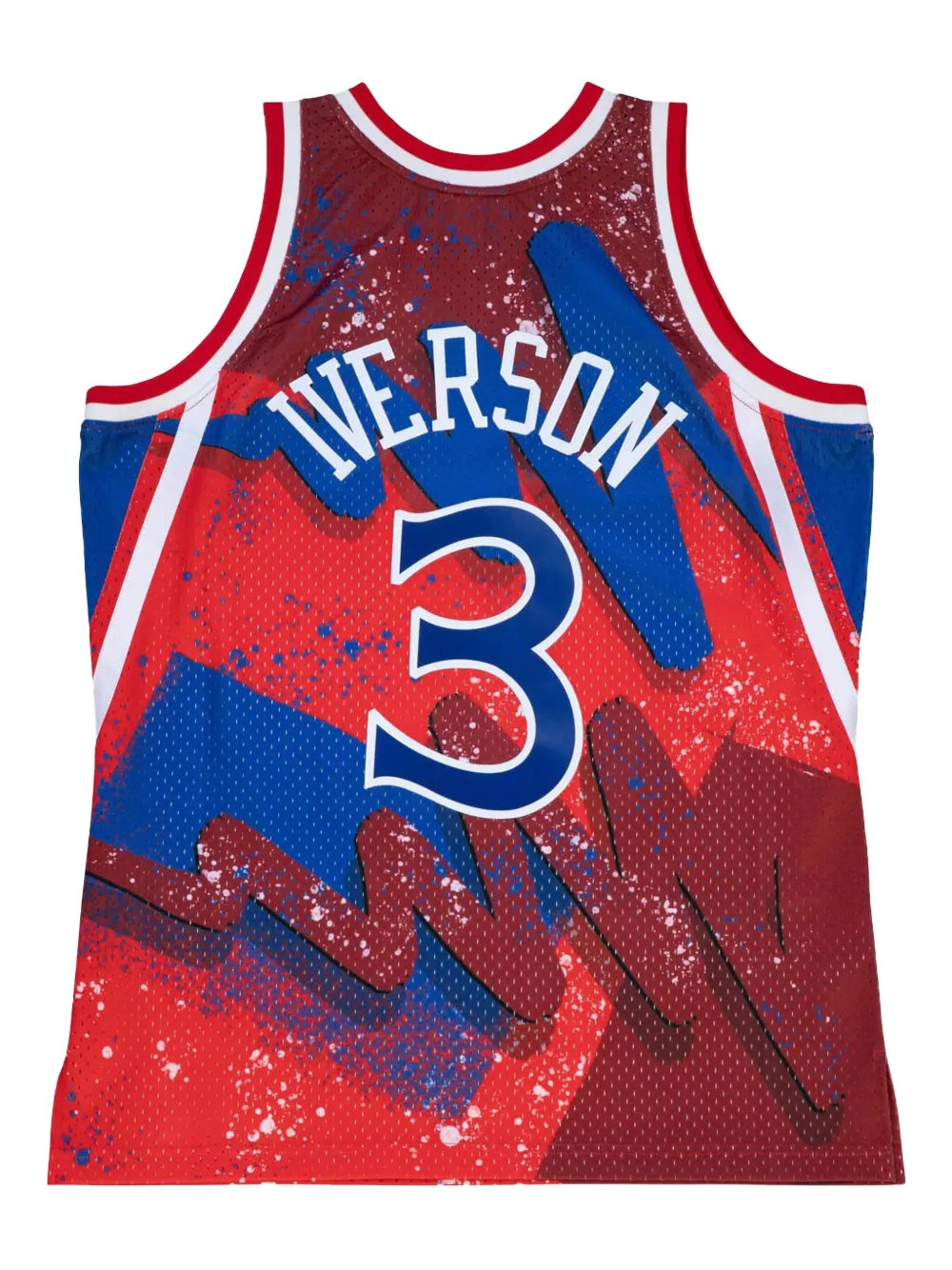 Mitchell & Ness x NBA 76ers 1996 Allen Iverson Hyper Hoops Swingman tank top - Rood