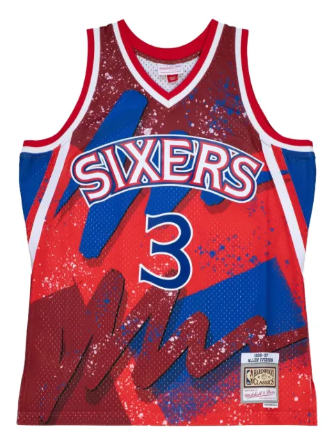 Mitchell & Ness x NBA 76ers 1996 Allen Iverson Hyper Hoops Swingman tank top