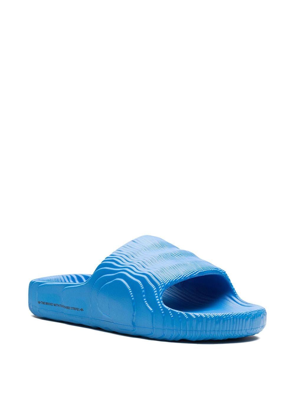 Shop Adidas Originals Adilette 22 "bright Blue" Slides