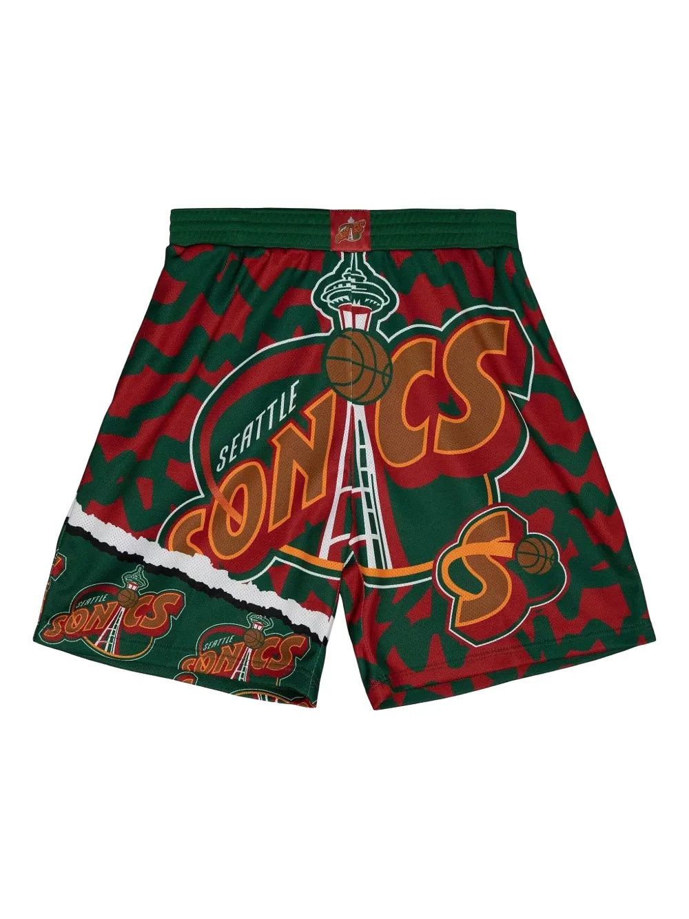Mitchell & Ness Jumbotron 2.0 Sublimated Shorts "NBA Seattle Supersonics" shorts Groen
