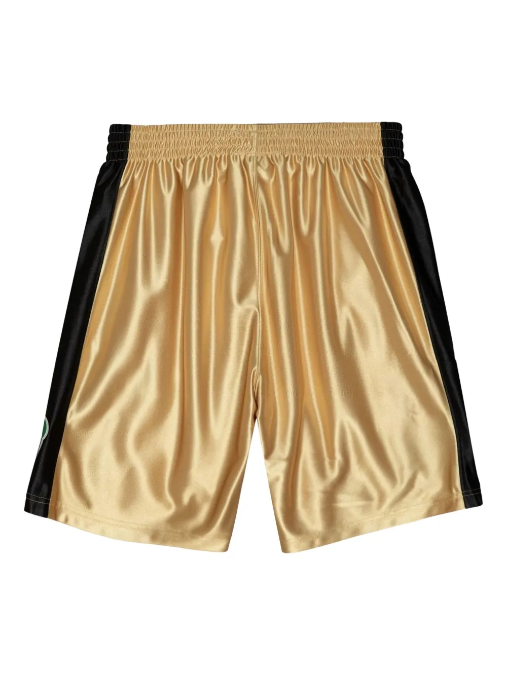 Mitchell & Ness shamrock-detail swingman shorts Beige