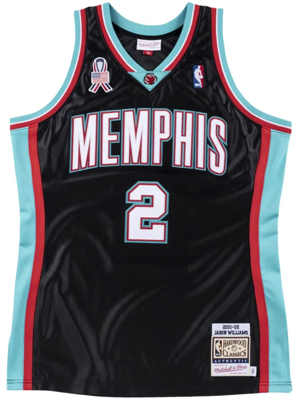 Mitchell & Ness  "NBA Memphis Grizzlies 01-02 Jason Williams" basketball jersey | Black | Image 1