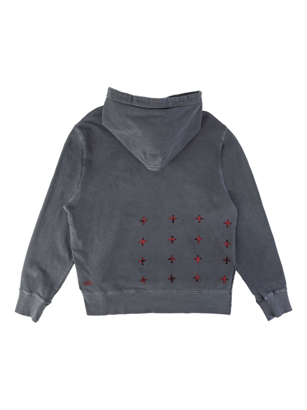 Ksubi Katoenen hoodie met print - Grijs