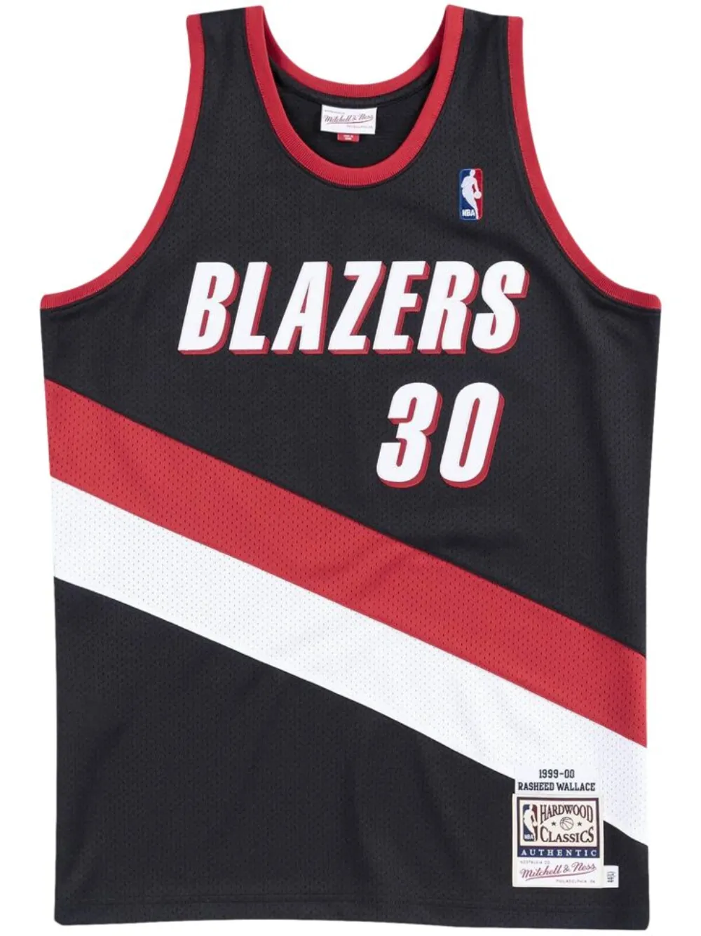 "NBA 1999 Trail Blazers Rasheed Wallace" authentic jersey