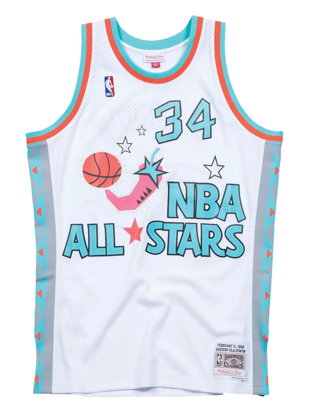 Mitchell & Ness camiseta Hakeem Olajuwon Swingman en colaboración con NBA All Star | blanco | Image 1
