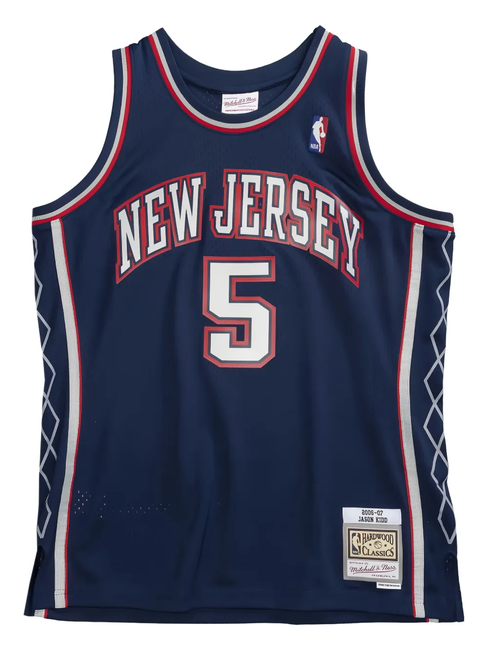 Mitchell & Ness x New Jersey logo-print vest Blauw