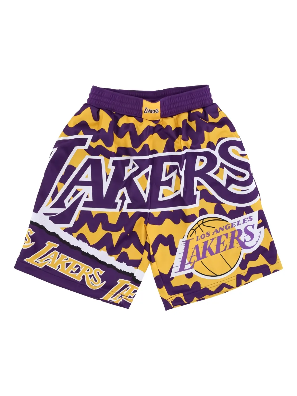 Mitchell & Ness Jumbotron 2.0 Sublimated "NCAA LSU Tigers" shorts Geel