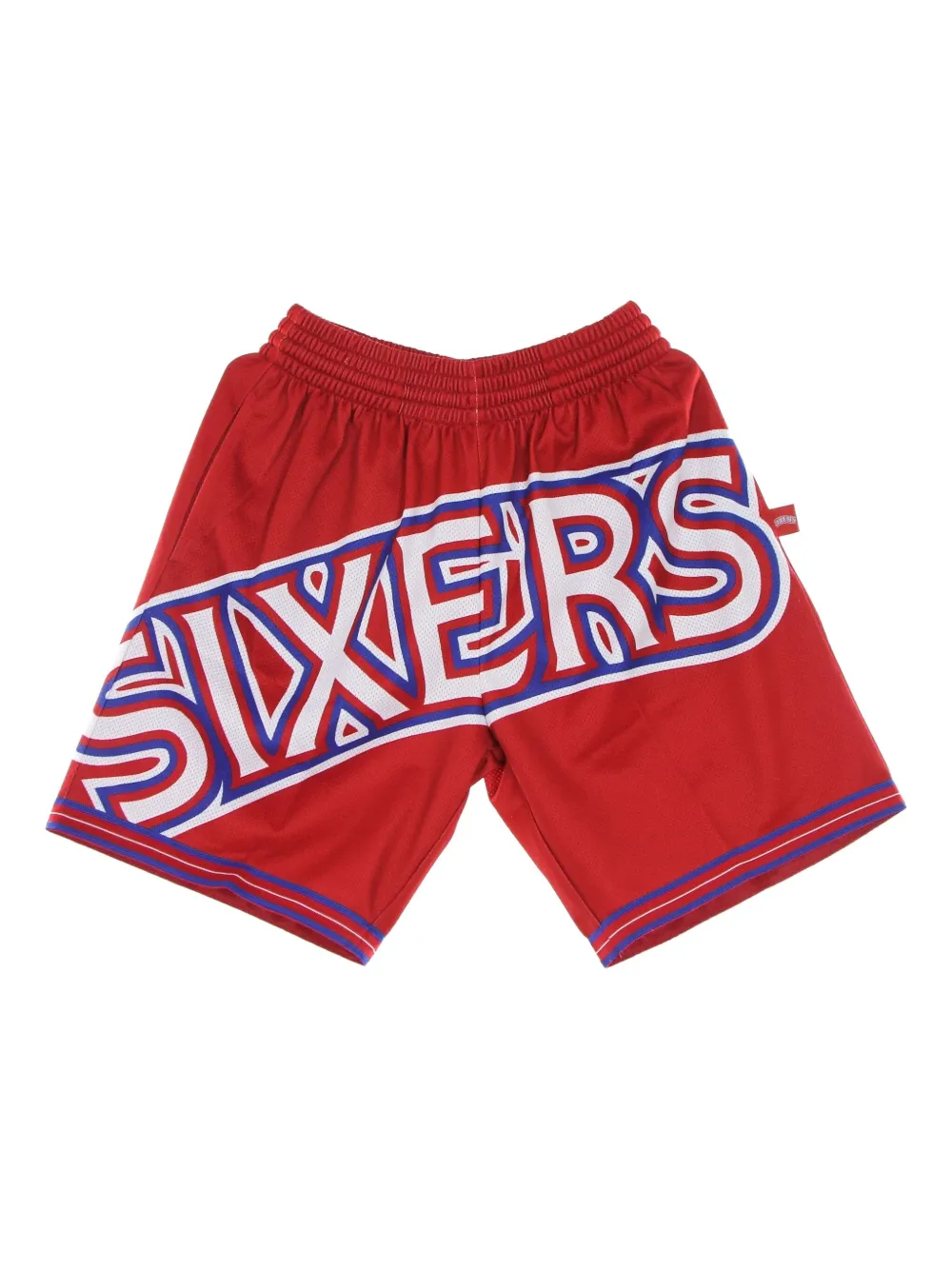 Mitchell & Ness logo-print shorts - レッド Mitchell & Ness logo-print shorts - レッド